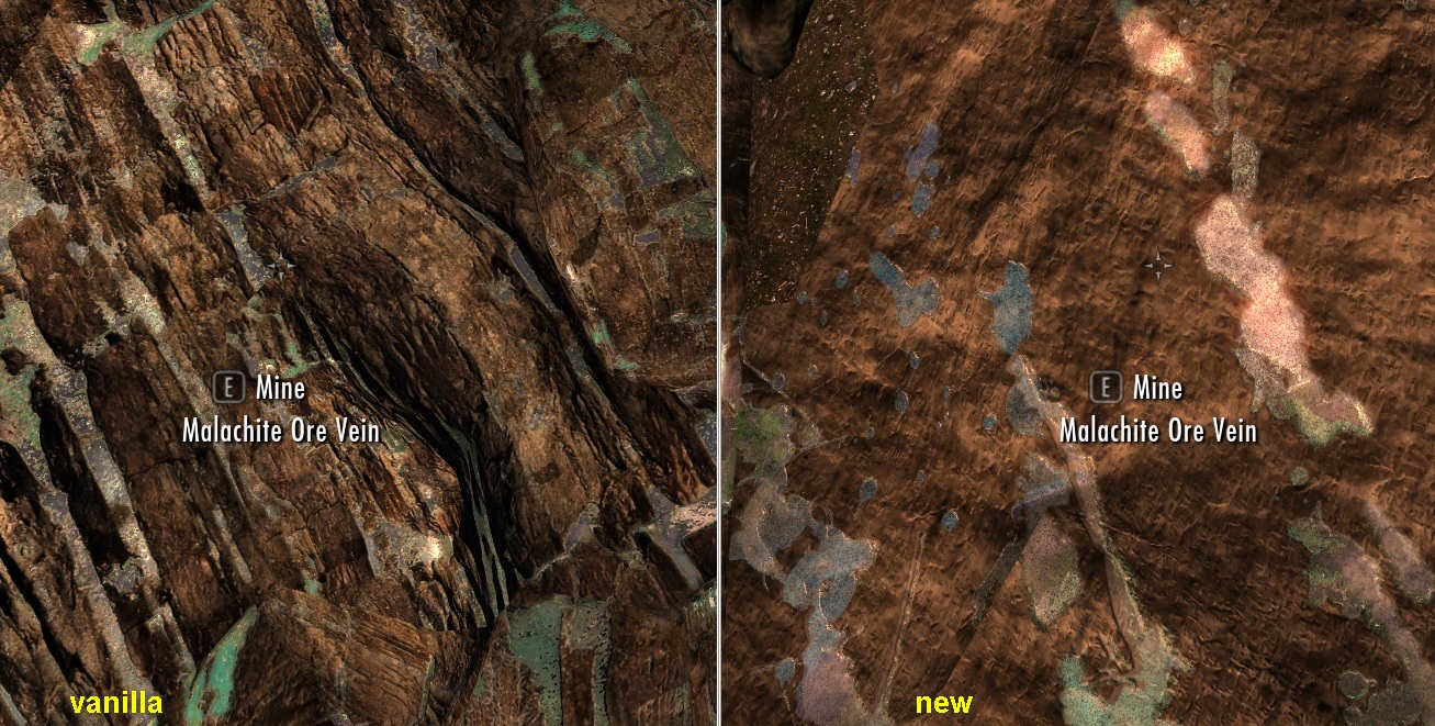 Gold Ore Veins Skyrim