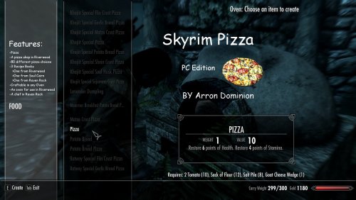 More information about "Skyrim Pizza"