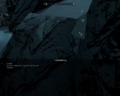 Snow plane misaligned with rocks