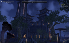 Mournhold Central City at Night