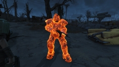 Flamethrower sometimes causes  armor To stay On Red Hot effect 1
