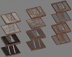 Wood Metal Concrete Workshop Overhaul WIP - Staircases