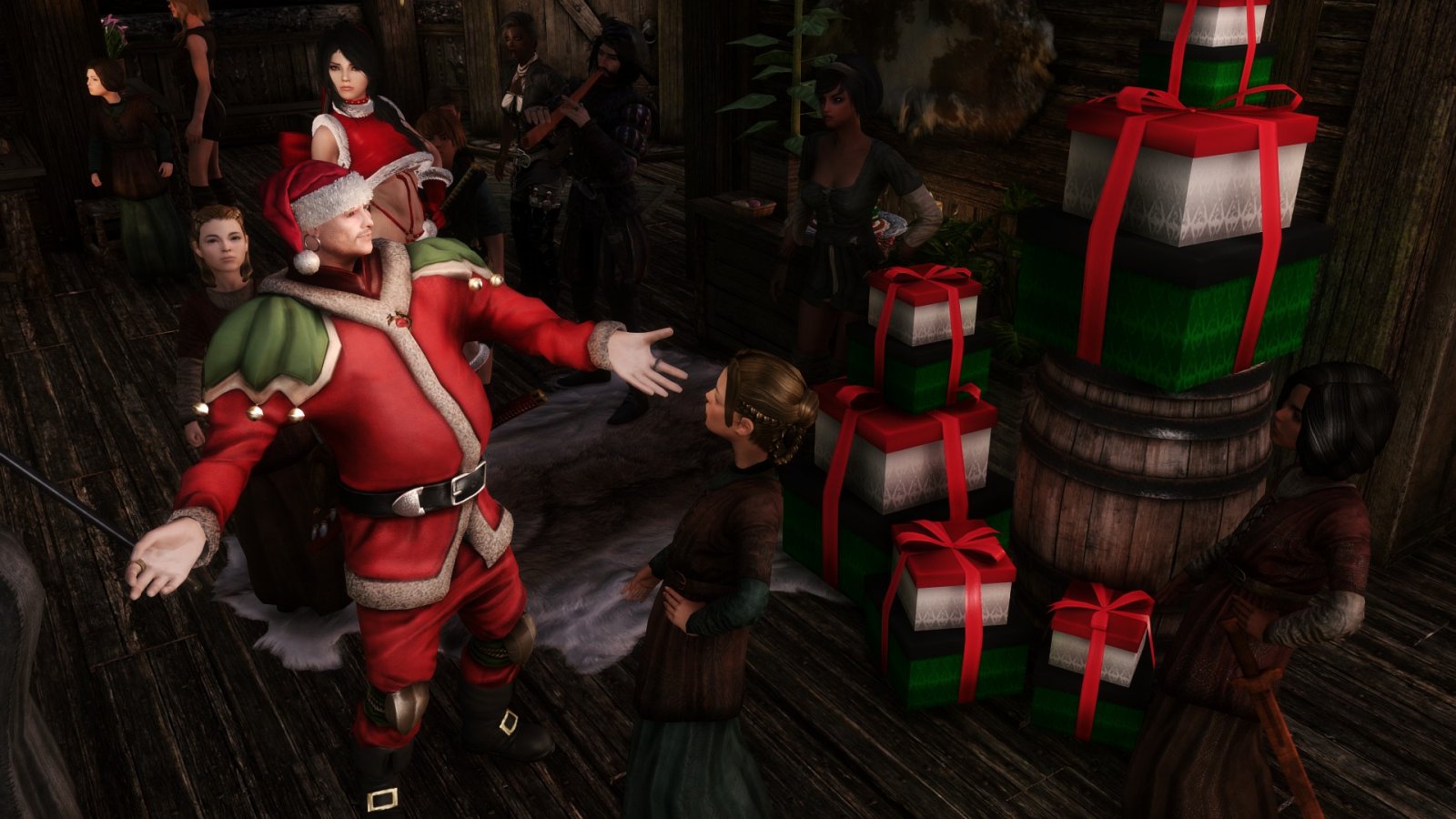 "Yup!  We've got presents for everyone!"