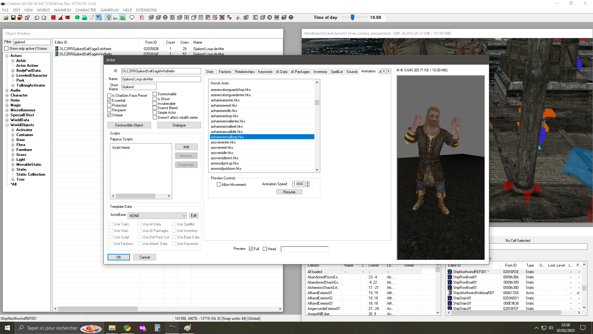 Which nif uses aohammerwallloop.hkx - Knowledge Base - AFK Mods