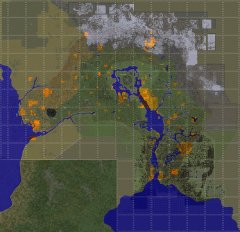 Tamriel World space Grid Map Version 1 Legion Outposts Guards and Forts