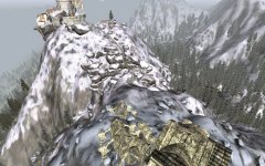 HESU Skyrim Temple-View To Frostcrag Reborn and Village