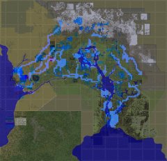 Tamriel World Space Grid Map with all Infrastructure