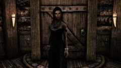 Jenassa, dark and mysterious as ever in a Midnight Elven Fairy gown