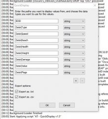 Tes4Edit Question when using Automation Tools - Tried These Values