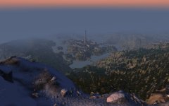 Distant view with vanilla fog