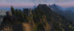 View to Shezrie Ravenview Town with TWMP Skyrim Alive in background